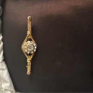 Elegant Gold and Silver Brooch